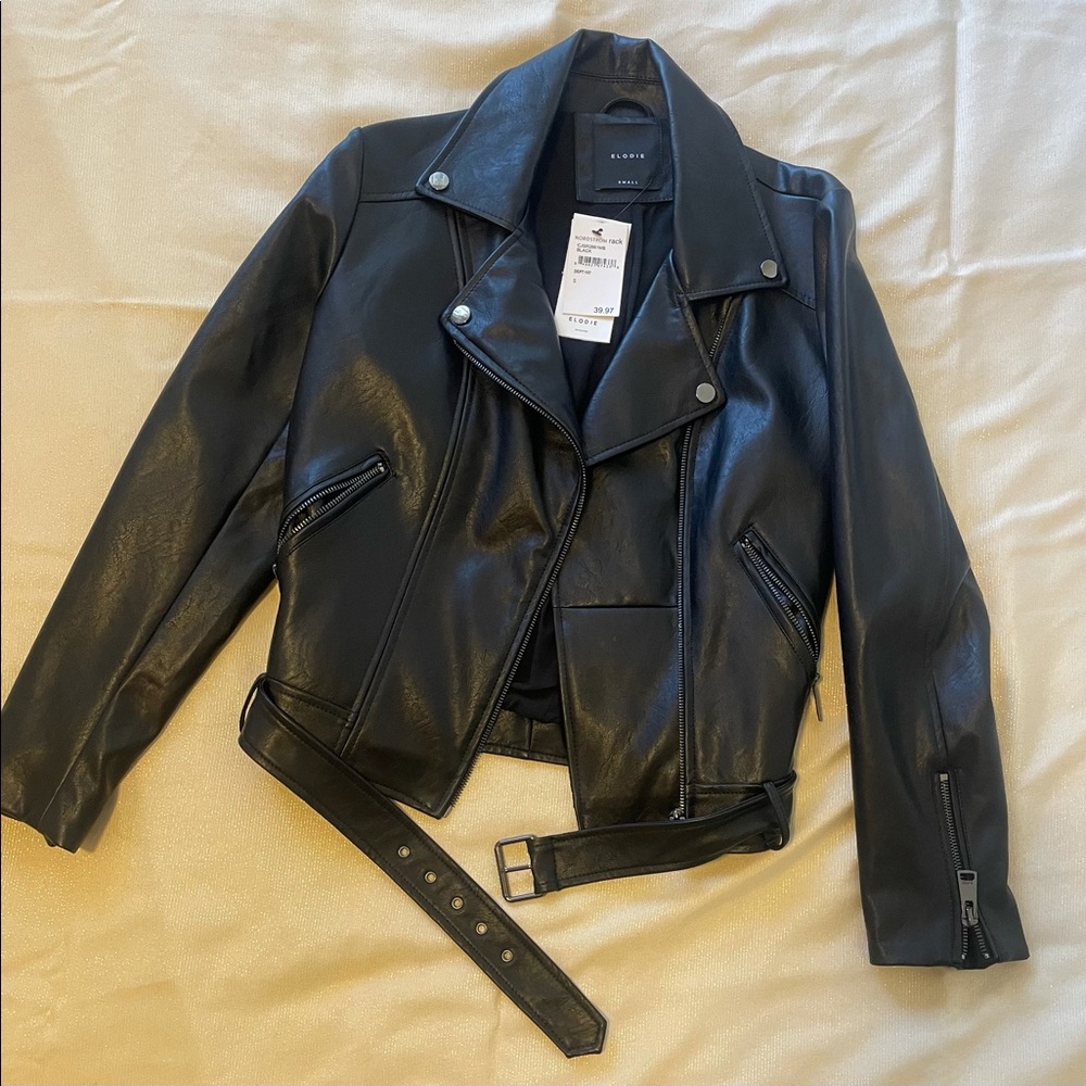Elodie Size S Brand New Faux Leather Jacket